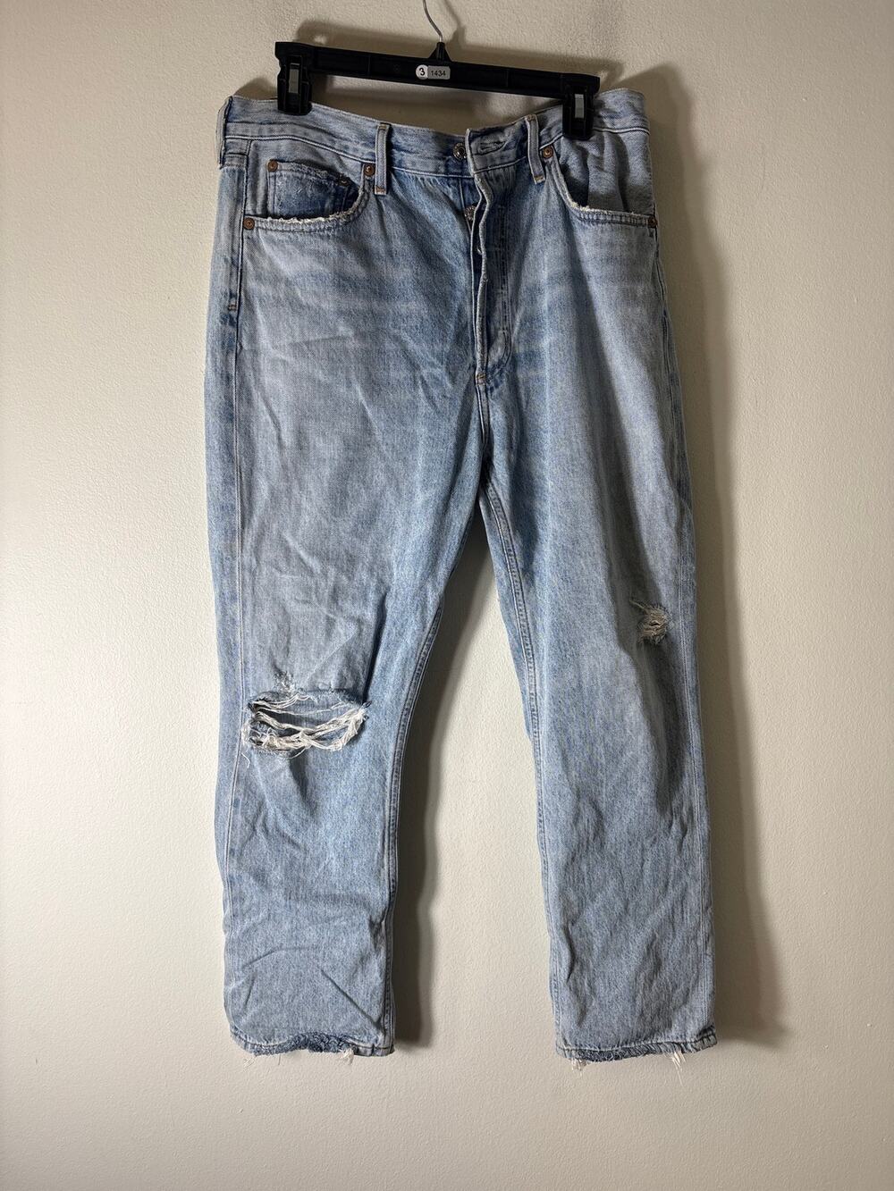 Agolde Riley Button Fly Denim Sz 30